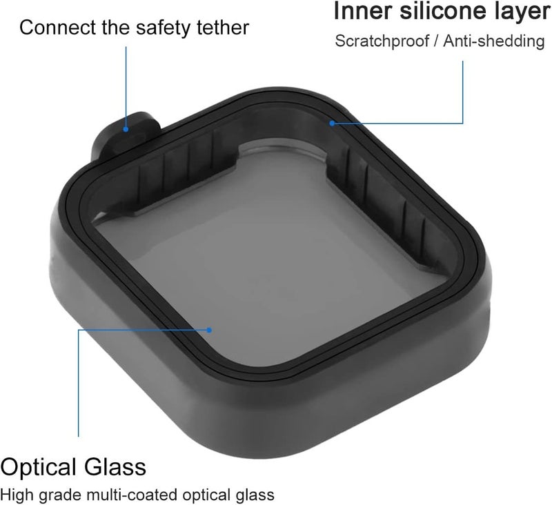 SOONSUN ND Filter Kit for GoPro Hero 5/6/7 Black, 4-Pack (ND8, ND16, ND32, CPL), Multi-Coated Optical Glass Neutral Density & Polarizer Lens Filter with Storage Case - Image 3